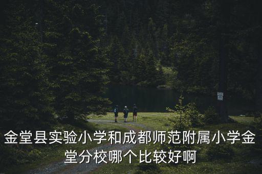金堂縣實驗小學和成都師范附屬小學金堂分校哪個比較好啊