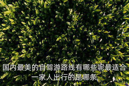國(guó)內(nèi)自駕游，中國(guó)最佳自駕游勝地在那里