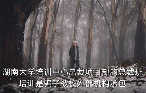 湖南大學(xué)培訓(xùn)中心總裁項(xiàng)目部的總裁班培訓(xùn)是騙子被校外部機(jī)構(gòu)承包