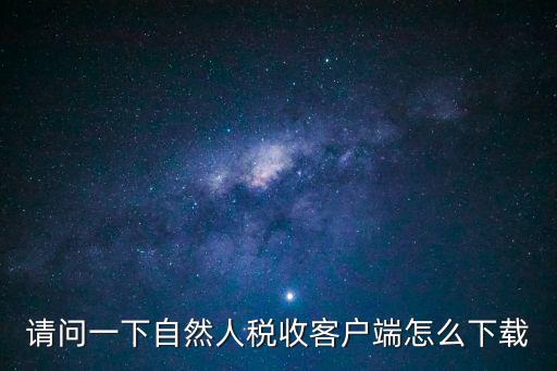 自然人稅收，之前我都是在電子稅務(wù)局進行個稅申報現(xiàn)在稅務(wù)局要求在自然人稅收