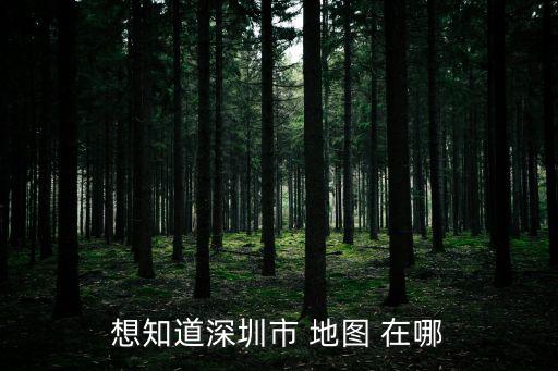 想知道深圳市 地圖 在哪