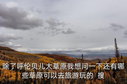 除了呼倫貝兒大草原我想問一下還有哪些草原可以去旅游玩的  搜
