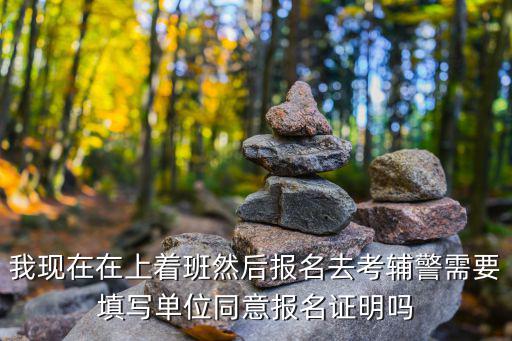 我現(xiàn)在在上著班然后報名去考輔警需要填寫單位同意報名證明嗎