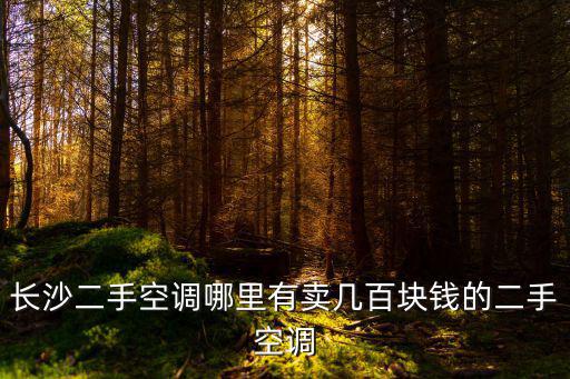 長(zhǎng)沙二手空調(diào)哪里有賣幾百塊錢的二手空調(diào)