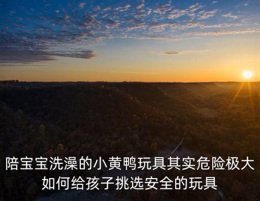陪寶寶洗澡的小黃鴨玩具其實危險極大如何給孩子挑選安全的玩具