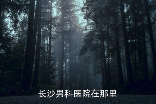 長沙男科醫院在那里