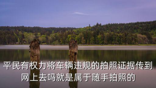 平民有權力將車輛違規的拍照證據傳到網上去嗎就是屬于隨手拍照的