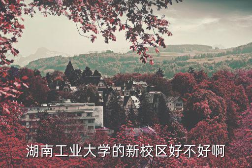 湖南工業(yè)大學(xué)的新校區(qū)好不好啊