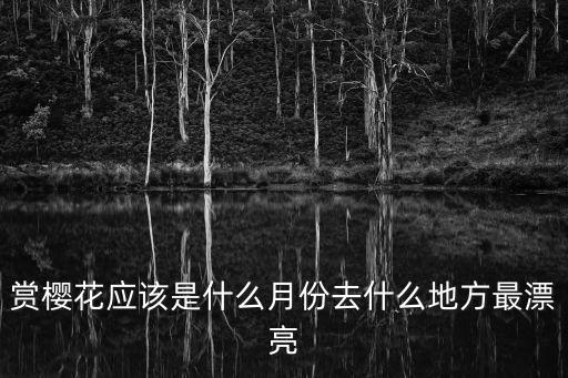 賞櫻花應(yīng)該是什么月份去什么地方最漂亮
