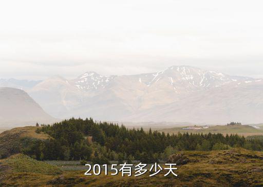 2015有多少天