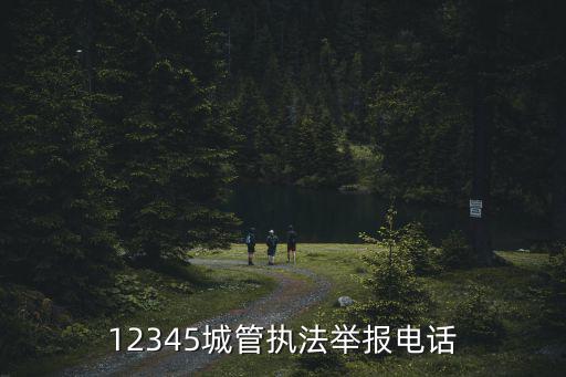 12345城管執(zhí)法舉報電話