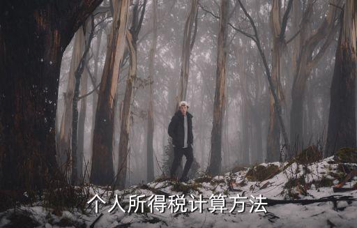 個人所得稅計算方法
