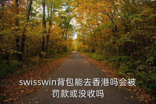 swisswin背包能去香港嗎會(huì)被罰款或沒(méi)收嗎