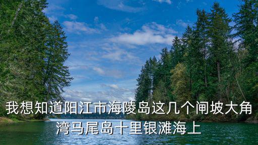 我想知道陽江市海陵島這幾個(gè)閘坡大角灣馬尾島十里銀灘海上