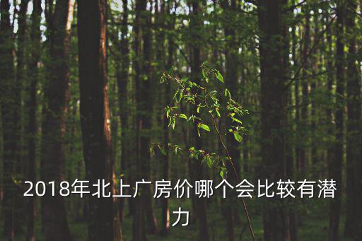 2018年北上廣房價(jià)哪個(gè)會(huì)比較有潛力