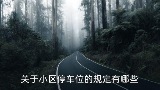小區停車位，小區停車位大約多少錢