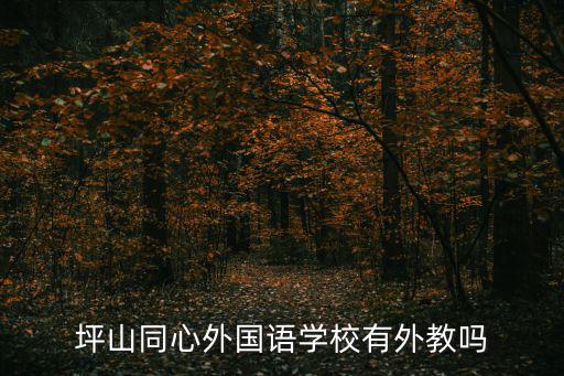 坪山外國語學校，坪山同心外語學校招生報名系統入口請問外地戶籍可以就讀嗎
