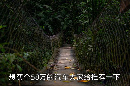 想買(mǎi)個(gè)58萬(wàn)的汽車(chē)大家給推薦一下