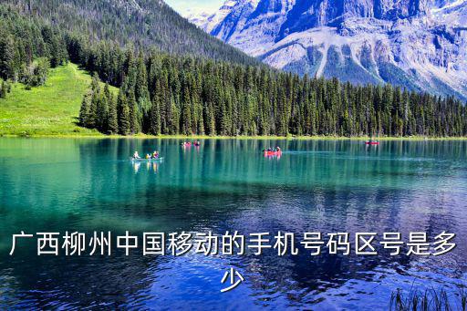 廣西柳州中國移動的手機號碼區號是多少