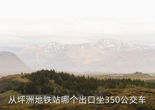 從坪洲地鐵站哪個(gè)出口坐350公交車