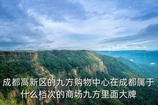 成都高新區(qū)的九方購物中心在成都屬于什么檔次的商場(chǎng)九方里面大牌