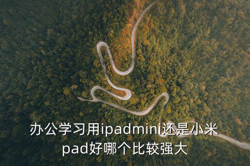 辦公學習用ipadmini還是小米pad好哪個比較強大
