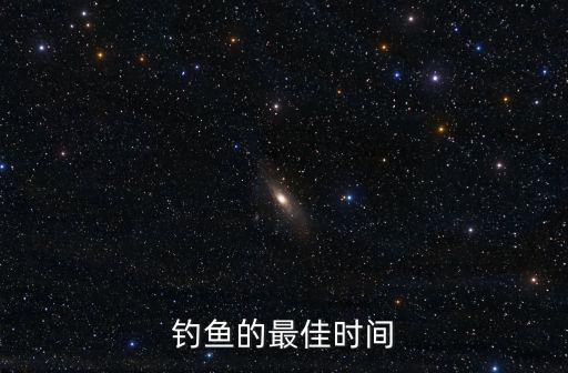 釣魚(yú)的最佳時(shí)間