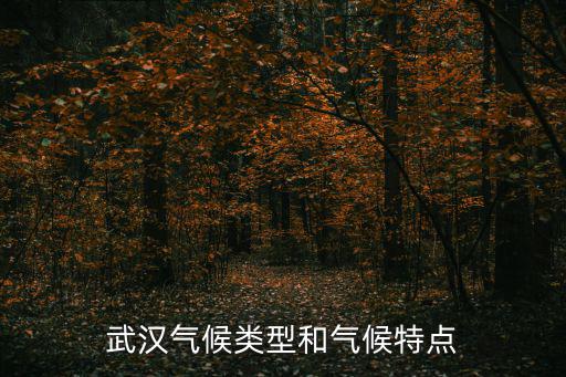 武漢氣候類型和氣候特點
