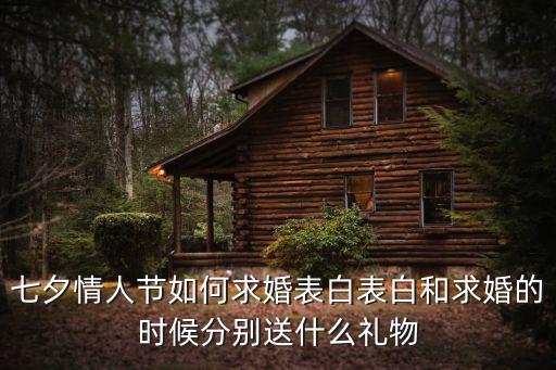 七夕情人節(jié)如何求婚表白表白和求婚的時候分別送什么禮物