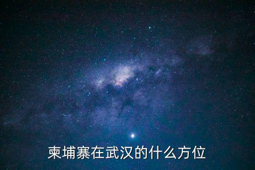 柬埔寨在武漢的什么方位