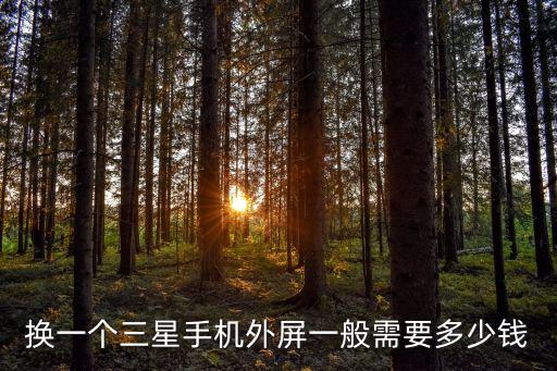 換一個三星手機外屏一般需要多少錢