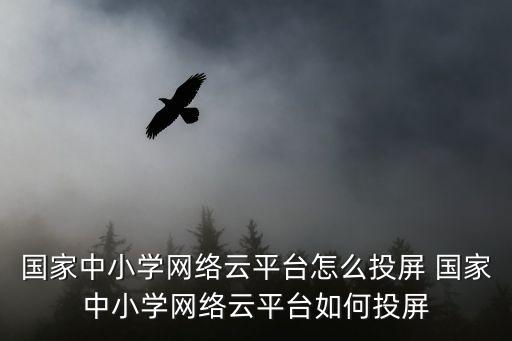 國(guó)家中小學(xué)網(wǎng)絡(luò)云平臺(tái)怎么投屏 國(guó)家中小學(xué)網(wǎng)絡(luò)云平臺(tái)如何投屏