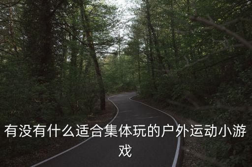有沒有什么適合集體玩的戶外運動小游戲