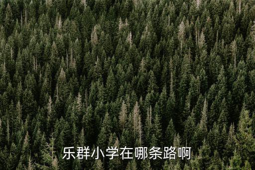 樂群小學在哪條路啊