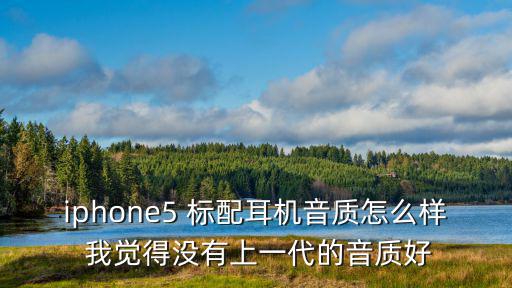 蘋果5耳機，請問大家蘋果5的原裝耳機怎么樣