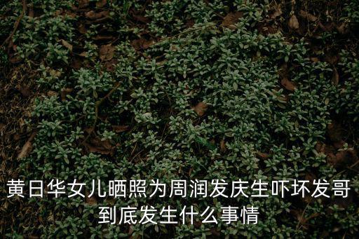黃日華女兒曬照為周潤發慶生嚇壞發哥到底發生什么事情