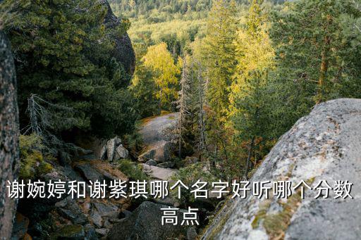 謝婉婷和謝紫琪哪個名字好聽哪個分數(shù)高點