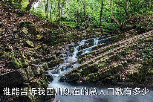 四川人口數，誰能告訴我四川現在的總人口數有多少