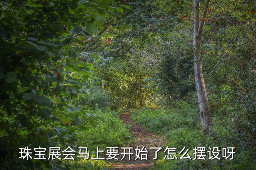 珠寶展覽會，珠寶展會馬上要開始了怎么擺設(shè)呀