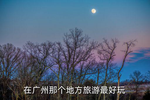 在廣州那個(gè)地方旅游最好玩
