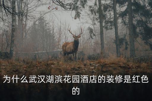 為什么武漢湖濱花園酒店的裝修是紅色的