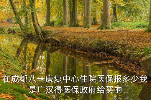 在成都八一康復中心住院醫保報多少我是廣漢得醫保政府給買的