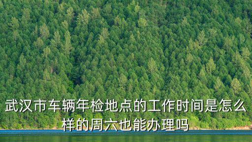 武漢車輛年檢地點，在武漢漢口年檢具體位置在哪里