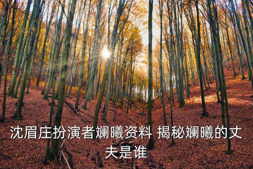斕曦演過的電視劇，林峰和斕曦一起演過的電視