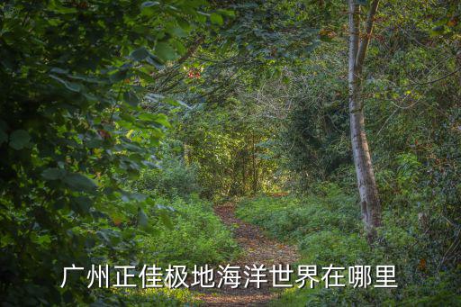 廣州正佳極地海洋世界在哪里