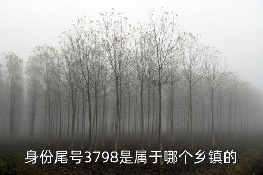 身份尾號(hào)3798是屬于哪個(gè)鄉(xiāng)鎮(zhèn)的
