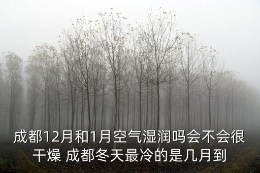 成都12月和1月空氣濕潤嗎會不會很干燥 成都冬天最冷的是幾月到