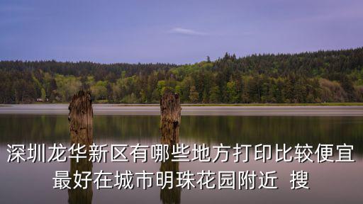 深圳龍華新區有哪些地方打印比較便宜最好在城市明珠花園附近  搜