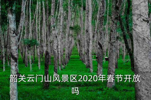 韶關云門山風景區2020年春節開放嗎