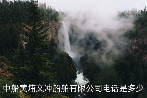 中船黃埔文沖船舶有限公司電話是多少